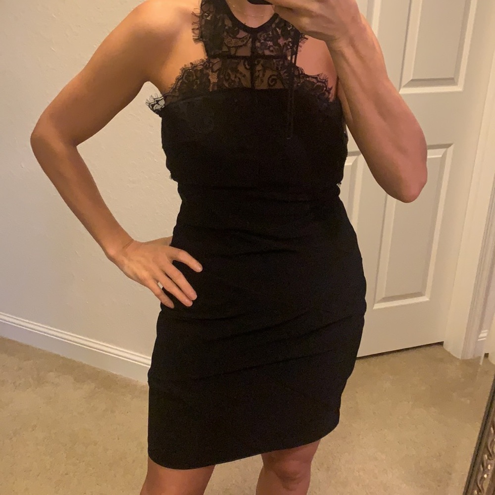 Little black dress beautiful for parties size L - Picture 8 of 17